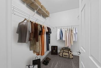 Spacious closet